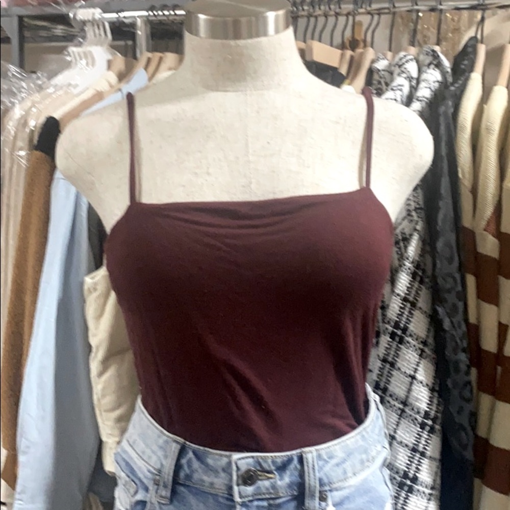 Burgandy Bodysuit